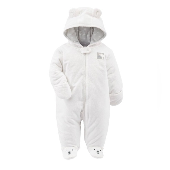 Baby Fleece Bunting Jumpsuit - Picture 1 of 7